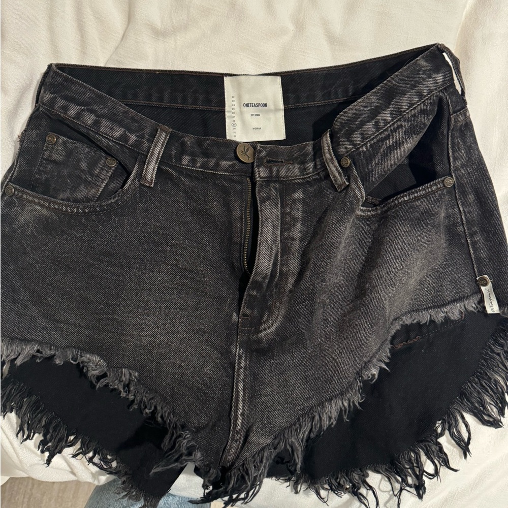 ONE TEASPOON - Mid Waist Rollers - Black - Never worn!